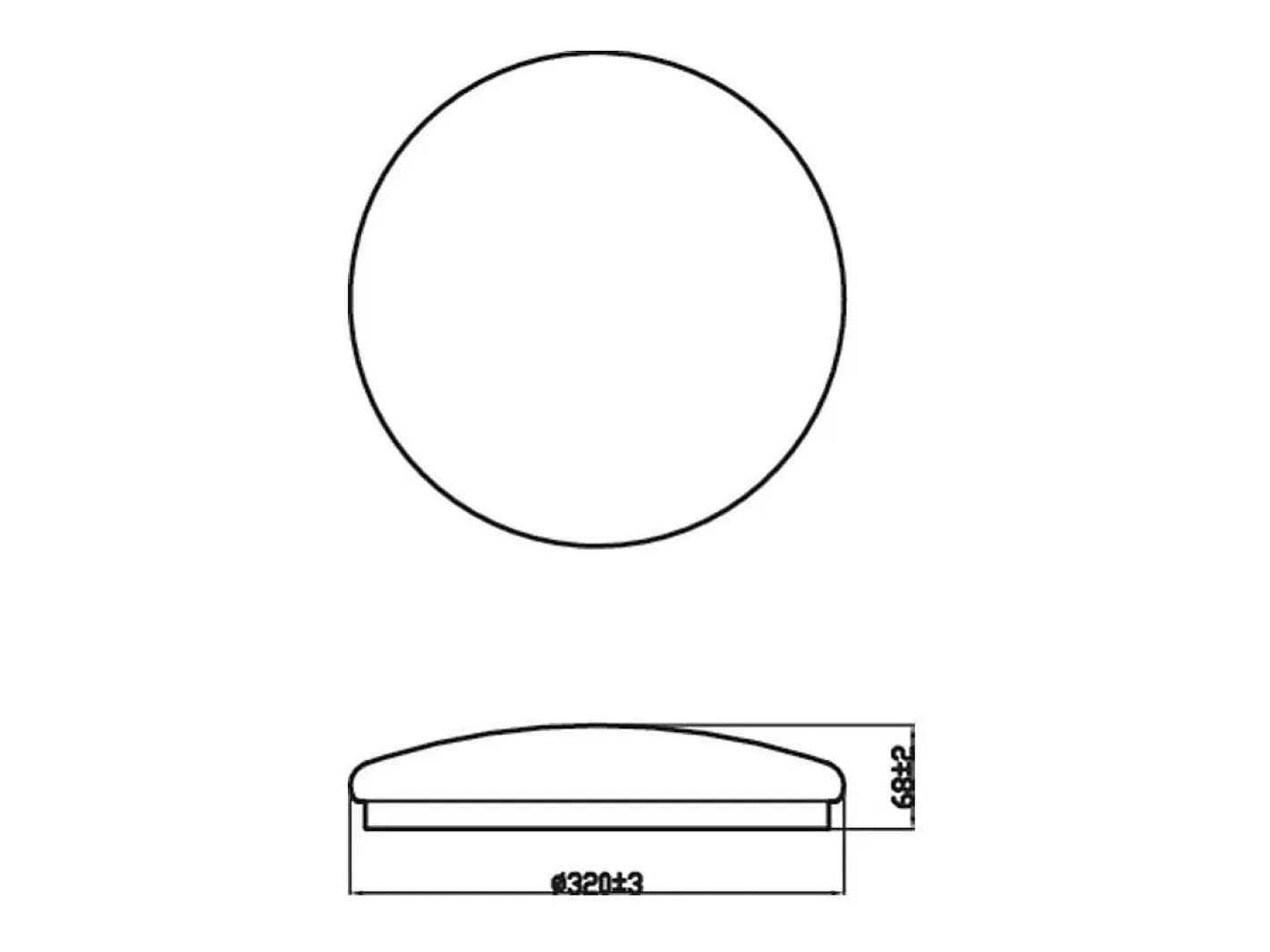 New Ledkia TechBrey Plafón LED 17W PHILIPS Moire II Transparente