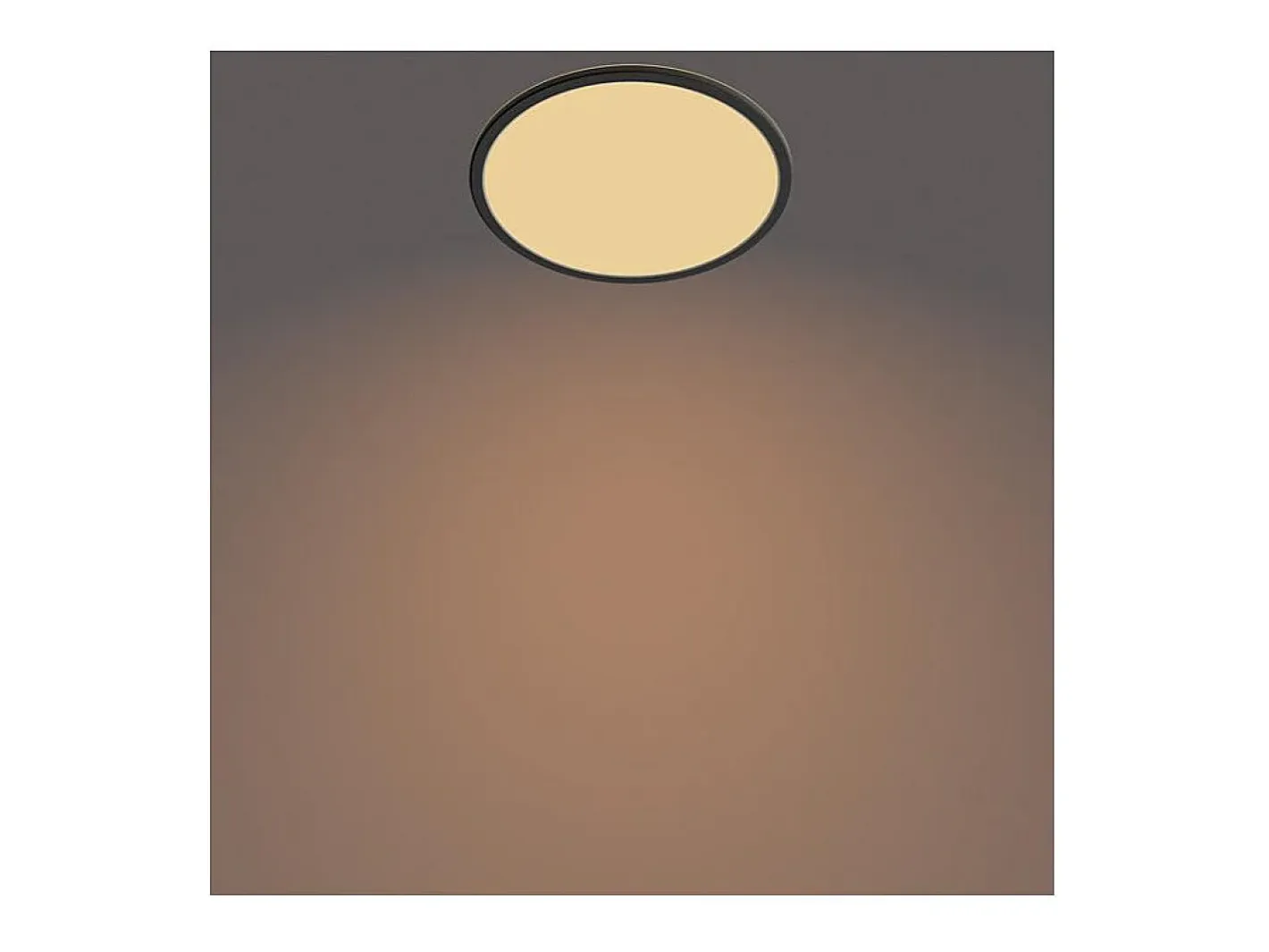 Online Ledkia TechBrey Plafón LED 36W PHILIPS CL550 SuperSlim IP44 Regulable 3 Niveles Transparente