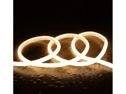 Ledkia TechBrey Tira LED Neón Regulable 220V BOBINA 50m Circular SFLEX14 8W/m Corte 100cm IP65 Transparente Hot