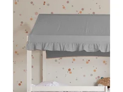 Ropa De Cama-Techo para litera litera Casita 105 algodón 70x189/164x133cm Gris