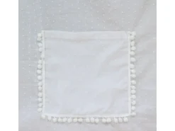 Techo para litera Montessori algodón 167x133/196x90cm Blanco Outlet
