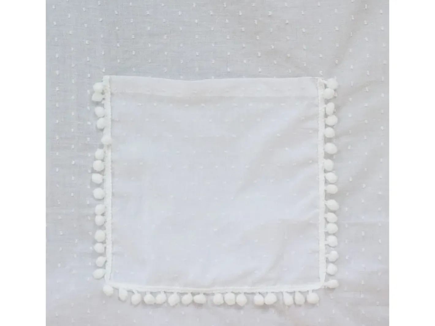 Techo para litera Montessori algodón 167x133/196x90cm Blanco Outlet