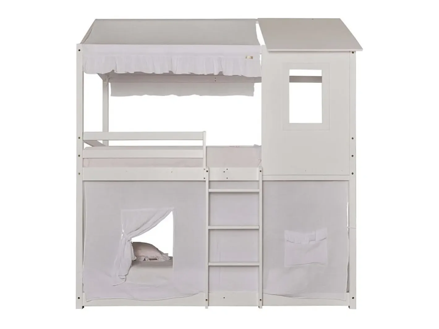 Best Techo para litera Montessori algodón 90x196cm Blanco