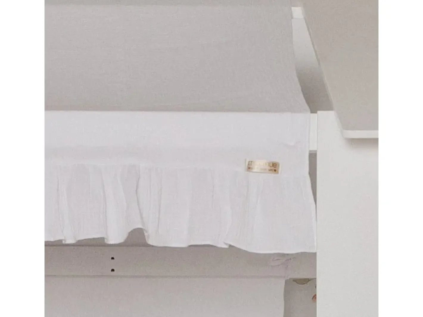 Best Techo para litera Montessori algodón 90x196cm Blanco