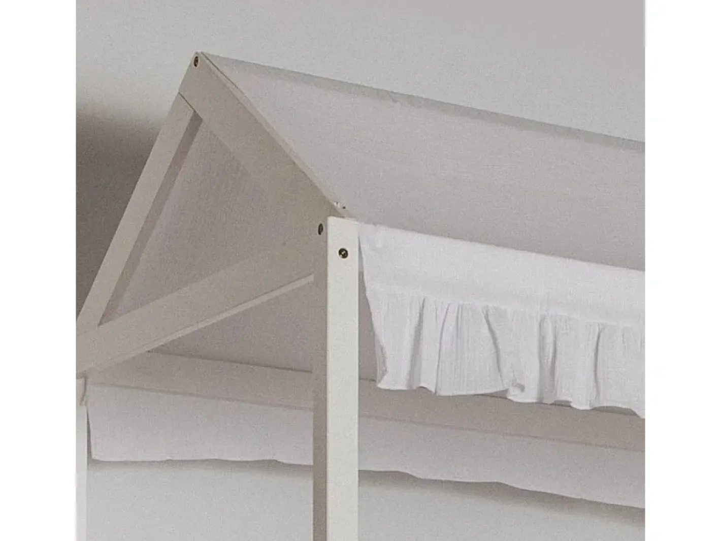 Best Techo para litera Montessori algodón 90x196cm Blanco