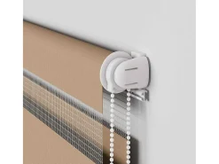 Ropa De Casa-Tejido para estor cebra color marrón arena ancho 45,9 cm poliéster Marru00f3n