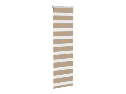 Ropa De Casa-Tejido para estor cebra color marrón arena ancho 35,9 cm poliéster Marru00f3n