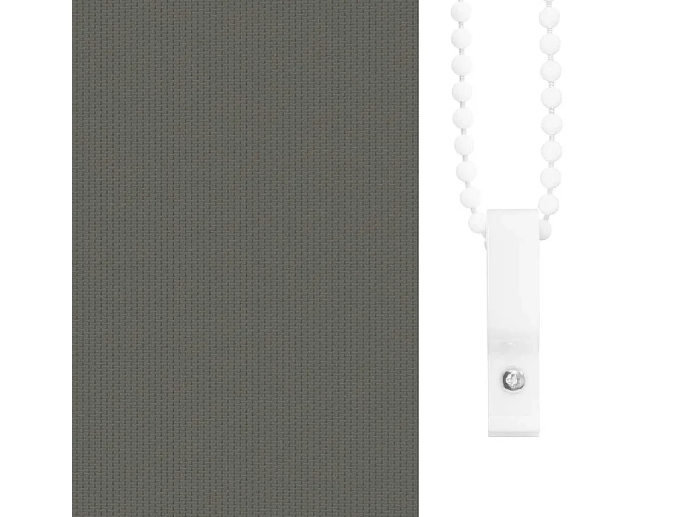 Tejido para estor enrollable opaco ancho 35,7 cm poliéster Gris Online