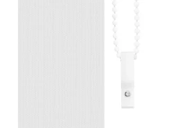 Tejido para estor enrollable opaco ancho 75,7 cm poliéster Blanco
