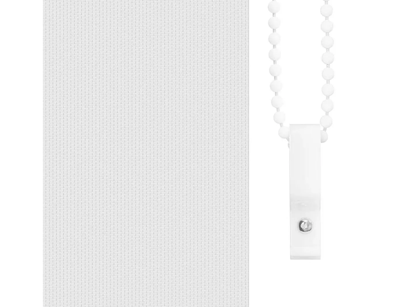 Sale Tejido para estor enrollable opaco ancho 35,7 cm poliéster Blanco