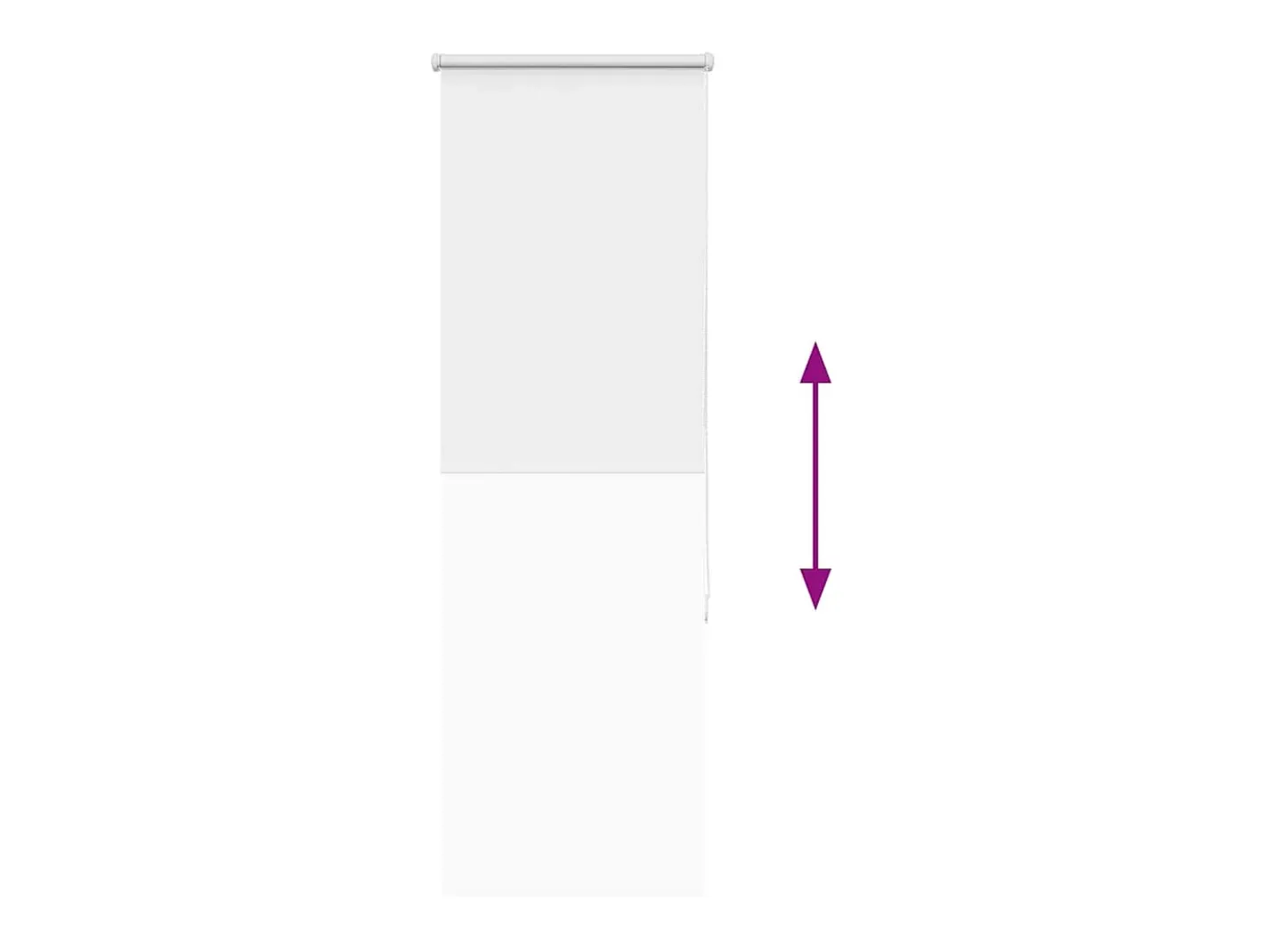 Sale Tejido para estor enrollable opaco ancho 35,7 cm poliéster Blanco