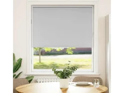 Tejido para estor enrollable opaco ancho 85,7 cm poliéster Gris Online
