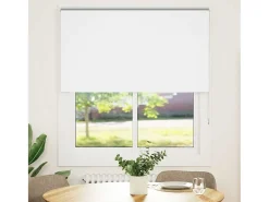 Ropa De Casa-Tejido para estor enrollable opaco ancho 136,6 cm poliéster Blanco