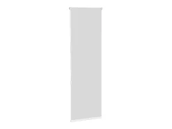 Tejido para estor enrollable opaco ancho 55,7 cm poliéster Blanco