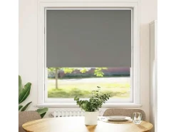 Tejido para estor enrollable opaco ancho 95,7 cm poliéster Gris New