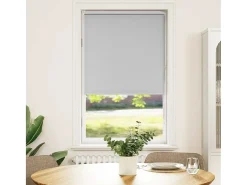 Tejido para estor enrollable opaco ancho 70,7 cm poliéster Gris Discount