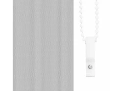 Tejido para estor enrollable opaco ancho 80,7 cm poliéster Gris Clearance