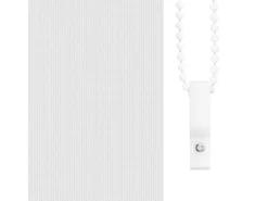 Tejido para estor enrollable opaco ancho 90,7 cm poliéster Blanco