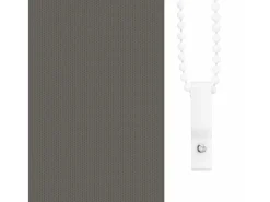 New Tejido para estor enrollable opaco ancho 55,7 cm poliéster Gris
