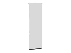 Tejido para estor enrollable opaco ancho 40,7 cm poliéster Negro
