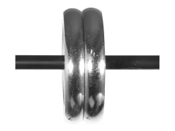 Tendones de Cortinas de Doble Vara SucceBuy, Longitud Ajustable de 36 a 72 Pulgadas, Terminos de Tapón Negro Sale