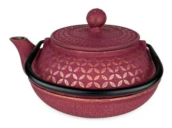 Tetera de hierro fundido Tsubaki 0,6 L Rosa