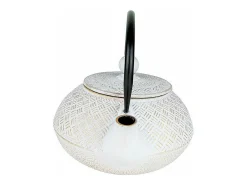 Tetera de hierro fundido Tamayuki blanca - 0,8L Blanco Discount