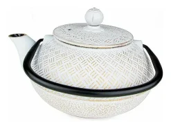 Tetera de hierro fundido Tamayuki blanca - 0,8L Blanco Discount