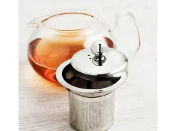 Tetera Serenia Quid con tapa filtro inox vidrio 55 cl Transparente Hot