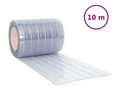 Online Tira de cortina para puertas PVC 300x2,6 mm 10 m ES329060 Transparente