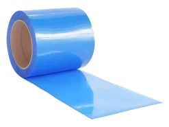 Tira de cortina para puertas PVC 200x1,6 mm 10 m ES849491 Azul Hot