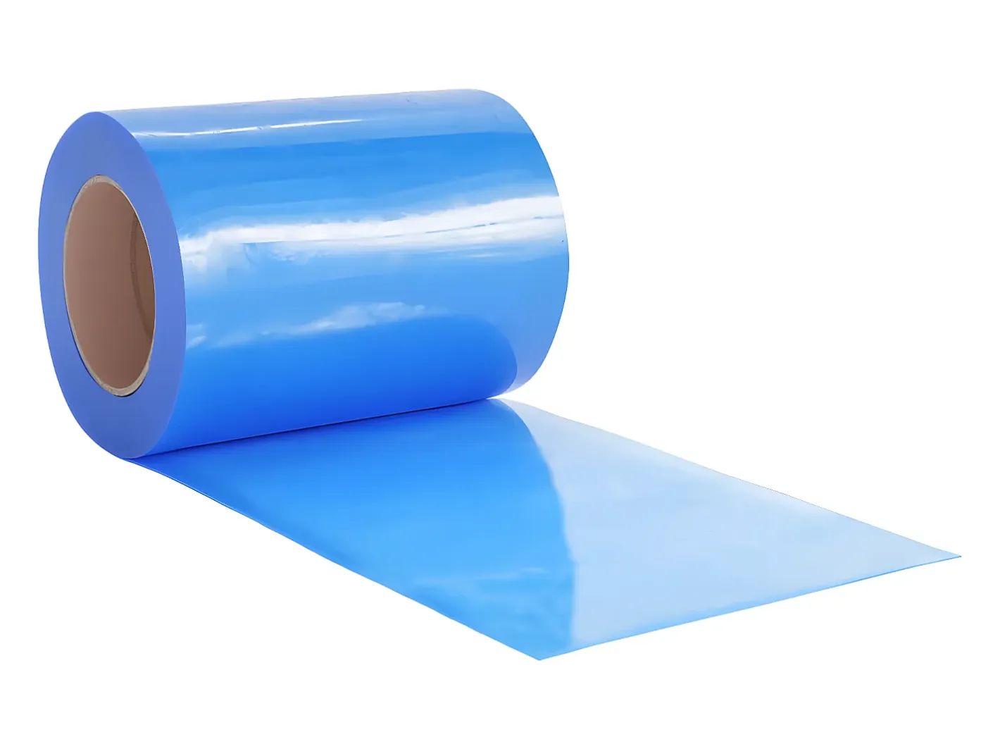 Sale Tira de cortina para puertas PVC rojo 300x2,6 mm 25 m ES749918 Azul