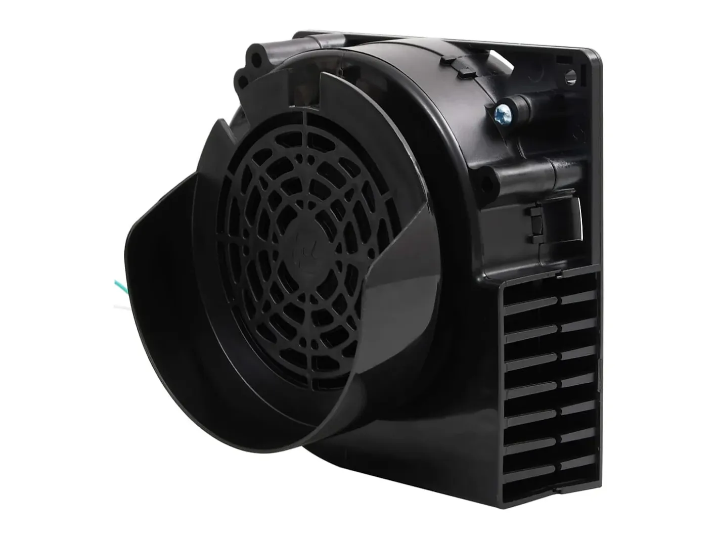 vidaxl Iluminación Exterior-Tira de luces con 110 LED y ventilador 1100 cm Negro