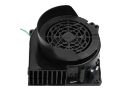vidaxl Iluminación Exterior-Tira de luces con 110 LED y ventilador 1100 cm Negro
