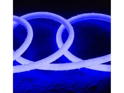 Sale Ledkia Tira LED Neón Regulable 220V Circular SFLEX17 8W/m Corte 100cm IP65 a Medida Azul 1 m Blanco