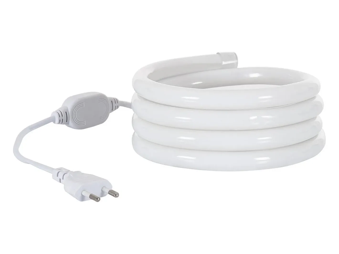 Hot Ledkia Tira LED Neón Regulable 220V Neutro Circular 360 9W/m Corte 100cm IP67 a Medida 1 m Blanco