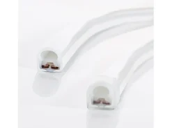 Ledkia Iluminación Exterior-Tira LED Neón Regulable 220V BOBINA 50m Frío Semicircular 180 9W/m Corte 100cm IP67 6000K Frío Blanco