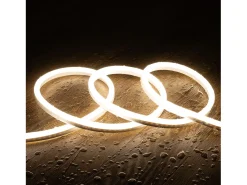 Clearance Ledkia Tira LED Neón Regulable 220V BOBINA 50m SFLEX8 8W/m Corte 100cm IP65 Neutro Blanco