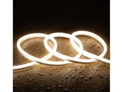 Clearance Ledkia Tira LED Neón Regulable 220V BOBINA 50m SFLEX8 8W/m Corte 100cm IP65 Neutro Blanco