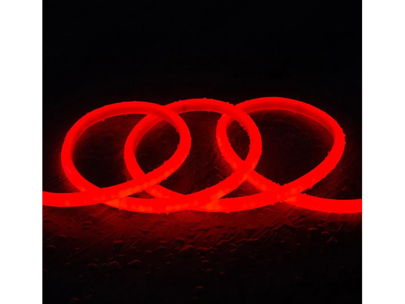 Hot Ledkia Tira LED Neón Regulable 220V Circular SFLEX14 8W/m Corte 100cm IP65 a Medida Rojo 3 m Blanco