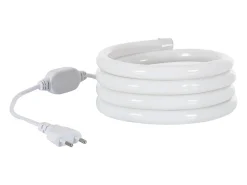 Ledkia Tira LED Neón Regulable 220V Amarillo Circular 360 9W/m Corte 100cm IP67 a Medida 5 m Blanco Sale