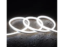 Outlet Ledkia Tira LED Neón Regulable 220V BOBINA 50m SFLEX8 8W/m Corte 100cm IP65 Frío Blanco