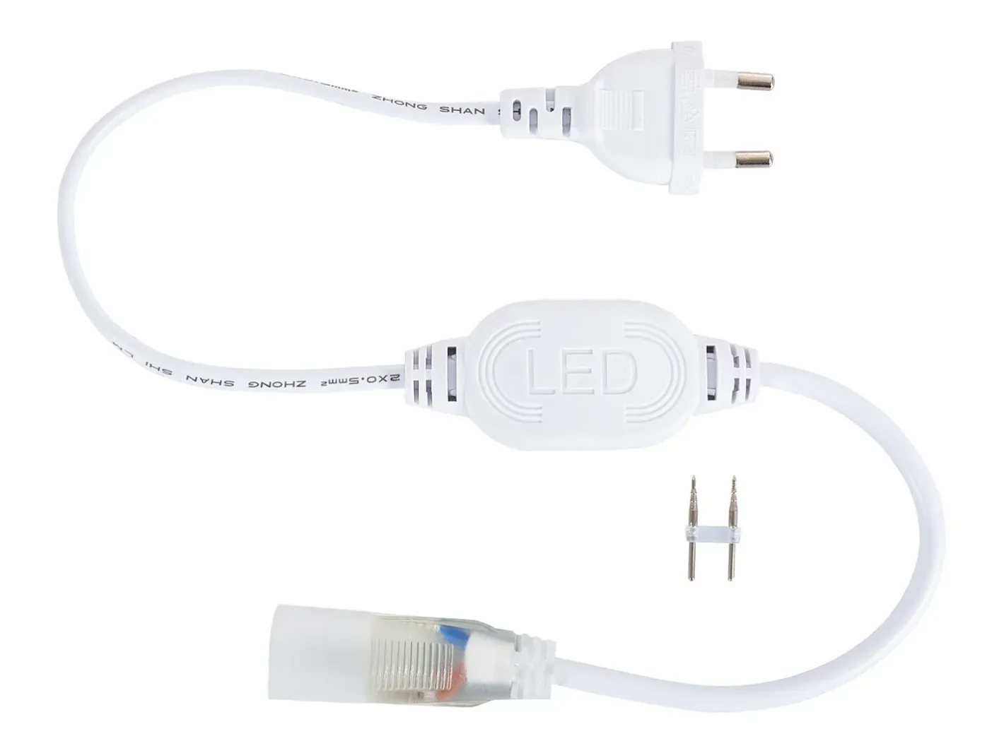 Hot Ledkia Tira LED Neón Regulable 220V Verde Circular 360 9W/m Corte 100cm IP67 a Medida 3 m Blanco