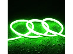 Ledkia Iluminación Exterior-Tira LED Neón Regulable 220V SFLEX8 8W/m Corte 100cm IP65 a Medida Verde 4 m Blanco