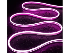 Best Ledkia Tira LED Neón 48V Bobina 50m 8W/m Corte 5cm IP65 NFLEX6 Rosa Blanco