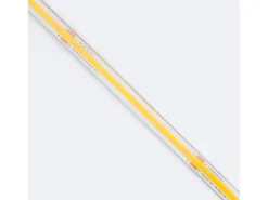 New Ledkia Tira LED Regulable 220V COB Autorrectificada 560 LED/m 14W/m 1250lm/m SILICONE FLEX IC-2P Ancho 10mm Corte 10cm IP65 a Medida 6000K Frío 1 m Blanco