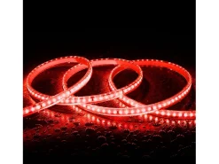 Ledkia Tira LED Regulable 220V SMD 120 LED/m Color 8.5W/m Ancho 12mm Corte 20cm IP65 a Medida Rojo 5 m Blanco Online