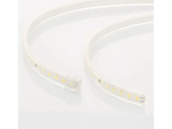 Outlet Ledkia Tira LED Regulable 220V SMD 120 LED/m Color 8.5W/m Ancho 12mm Corte 20cm IP65 a Medida Verde 1 m Blanco