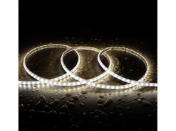 Ledkia Iluminación Exterior-Tira LED Regulable 220V SMD Autorectificada 120 LED/m BOBINA 20m 12W/m 1080lm/m Superestrecha Ancho 6.5mm Corte 10cm IP65 6000K Frío Blanco