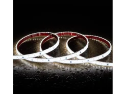 Ledkia Tira LED Regulable 220V SMD Autorectificada 120 LED/m 14W/m 1680lm/m SILICONE FLEX Ancho 12mm Corte 10cm IP67 a Medida 6000K Frío 5 m Blanco Hot